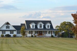 Farmhouse on an acreage lot